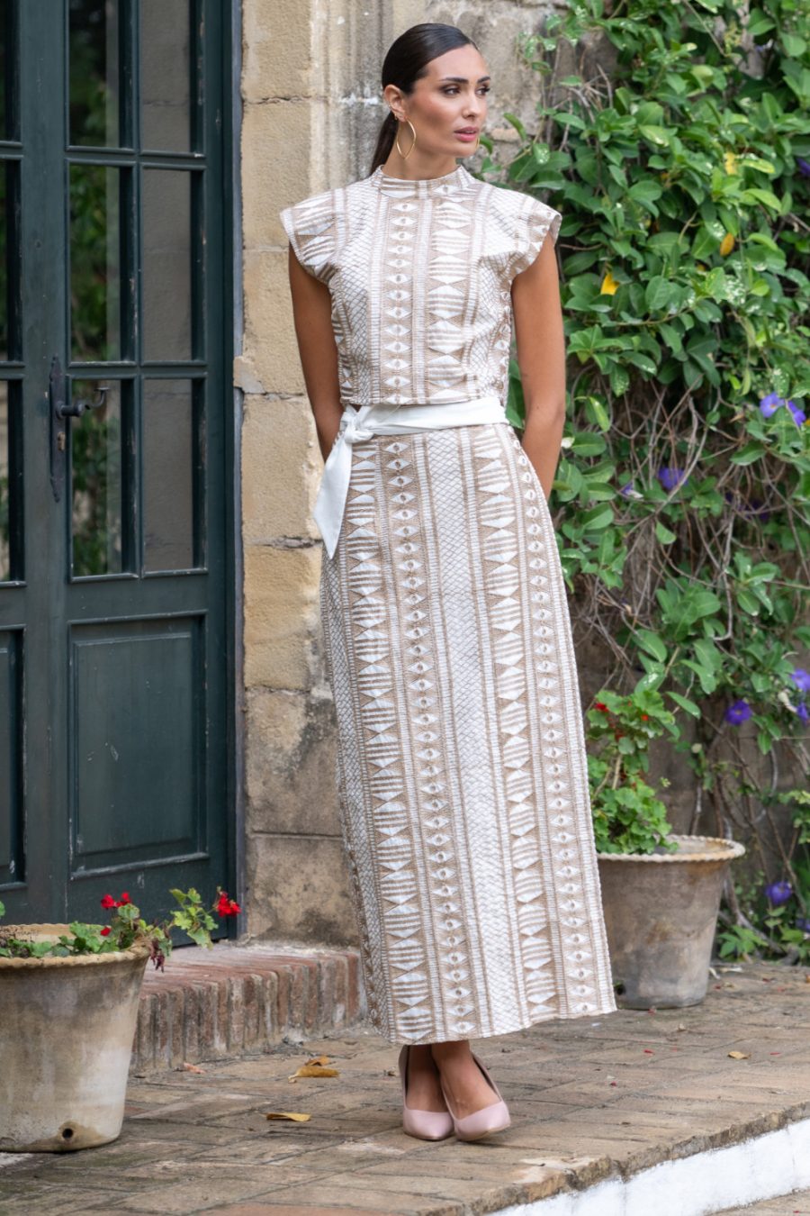 Falda Soleo Beige