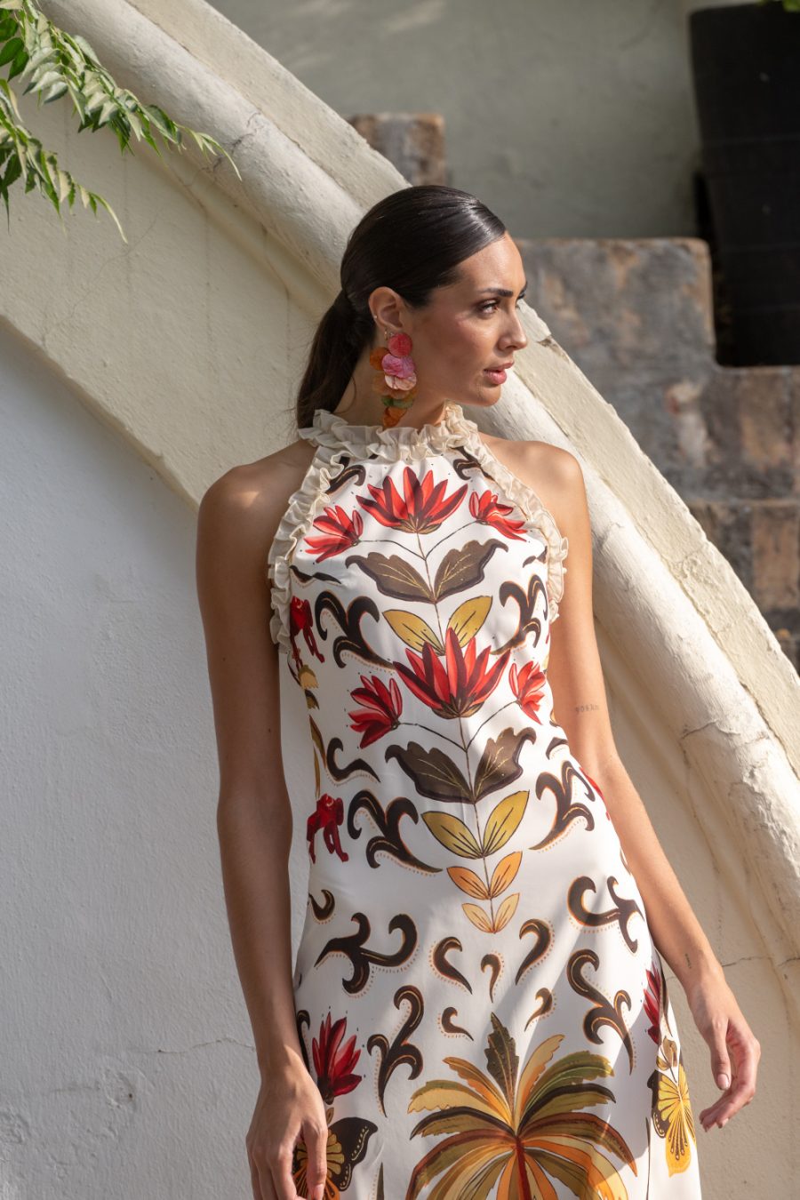 Vestido Dátil Blanco - Imagen 3