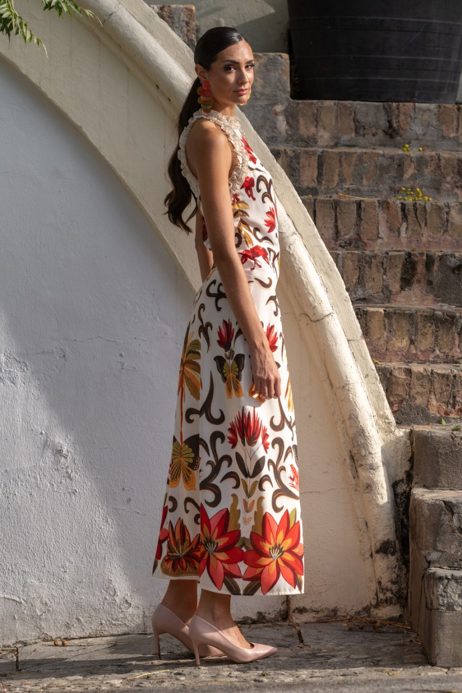 Vestido Dátil Blanco - Imagen 2