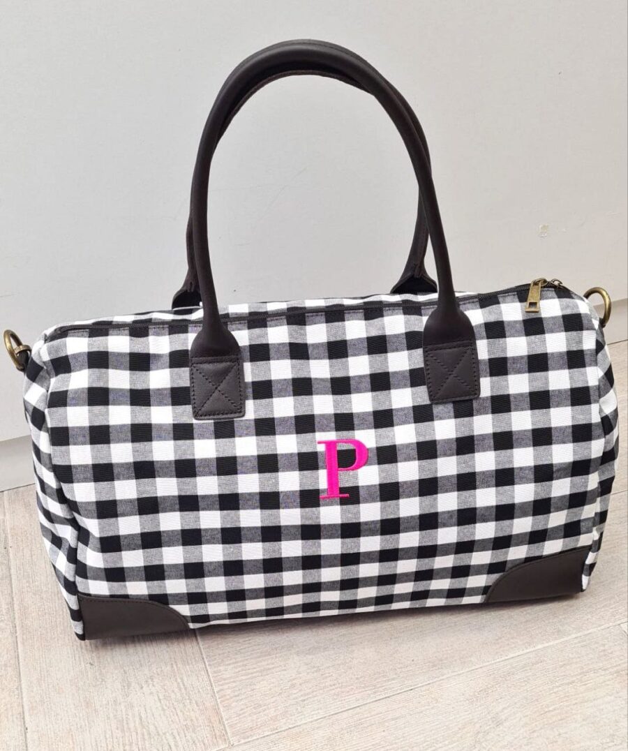Bolso Vichy Bordado