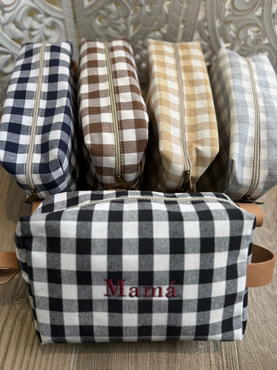 Neceser Vichy Bordado