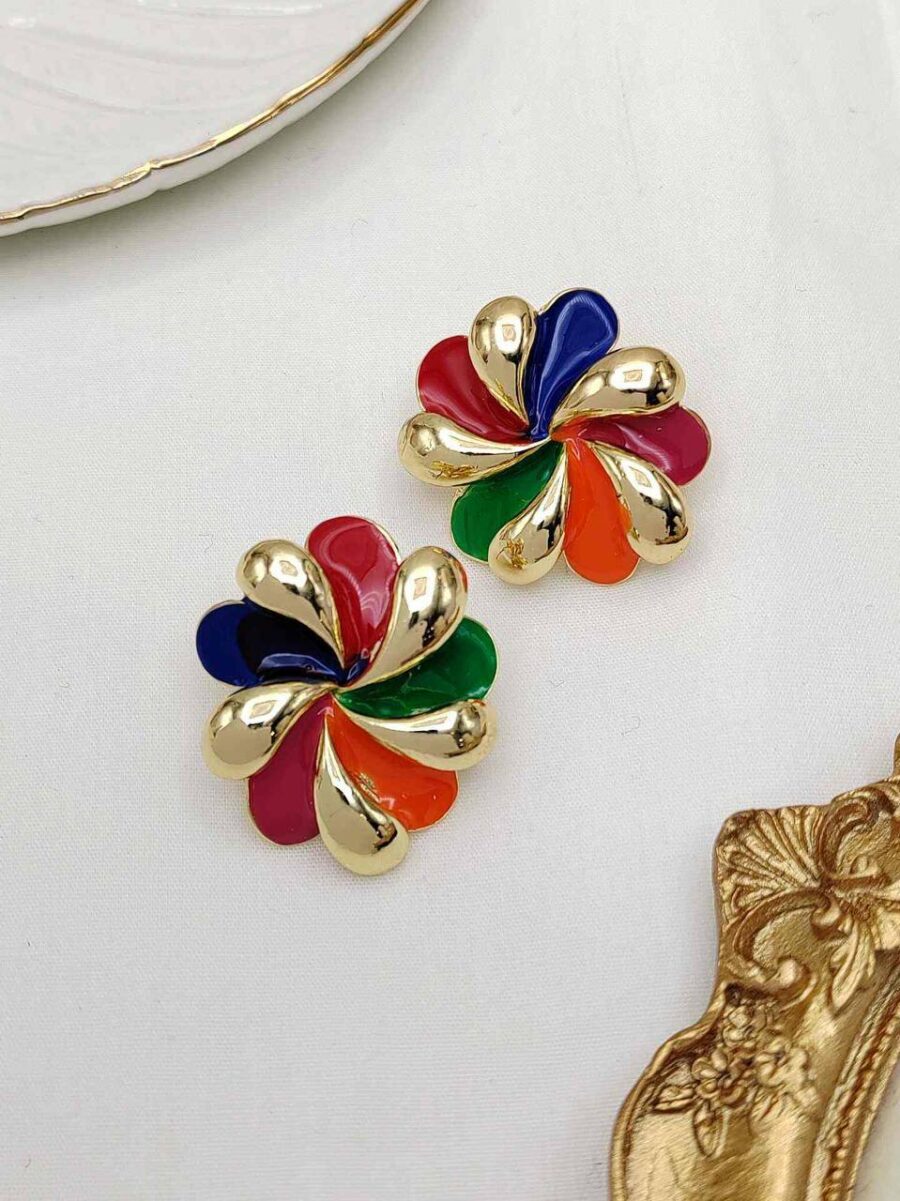 Pendientes Flor Colorines