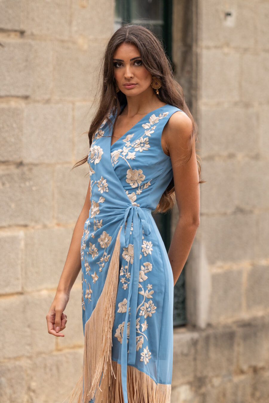 Vestido Sevilla Cielo
