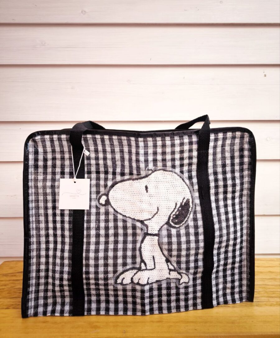 Bolso Snoopy Vichy