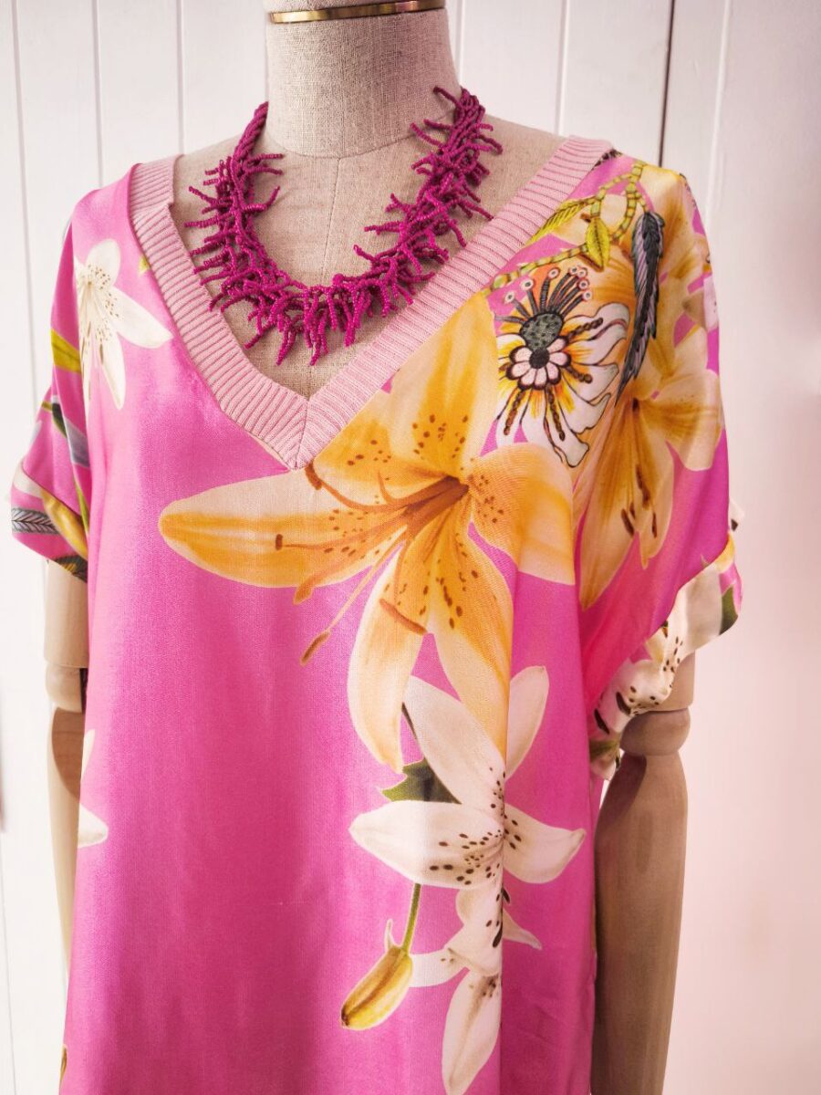 Vestido Orchidée Fúcsia - Imagen 2