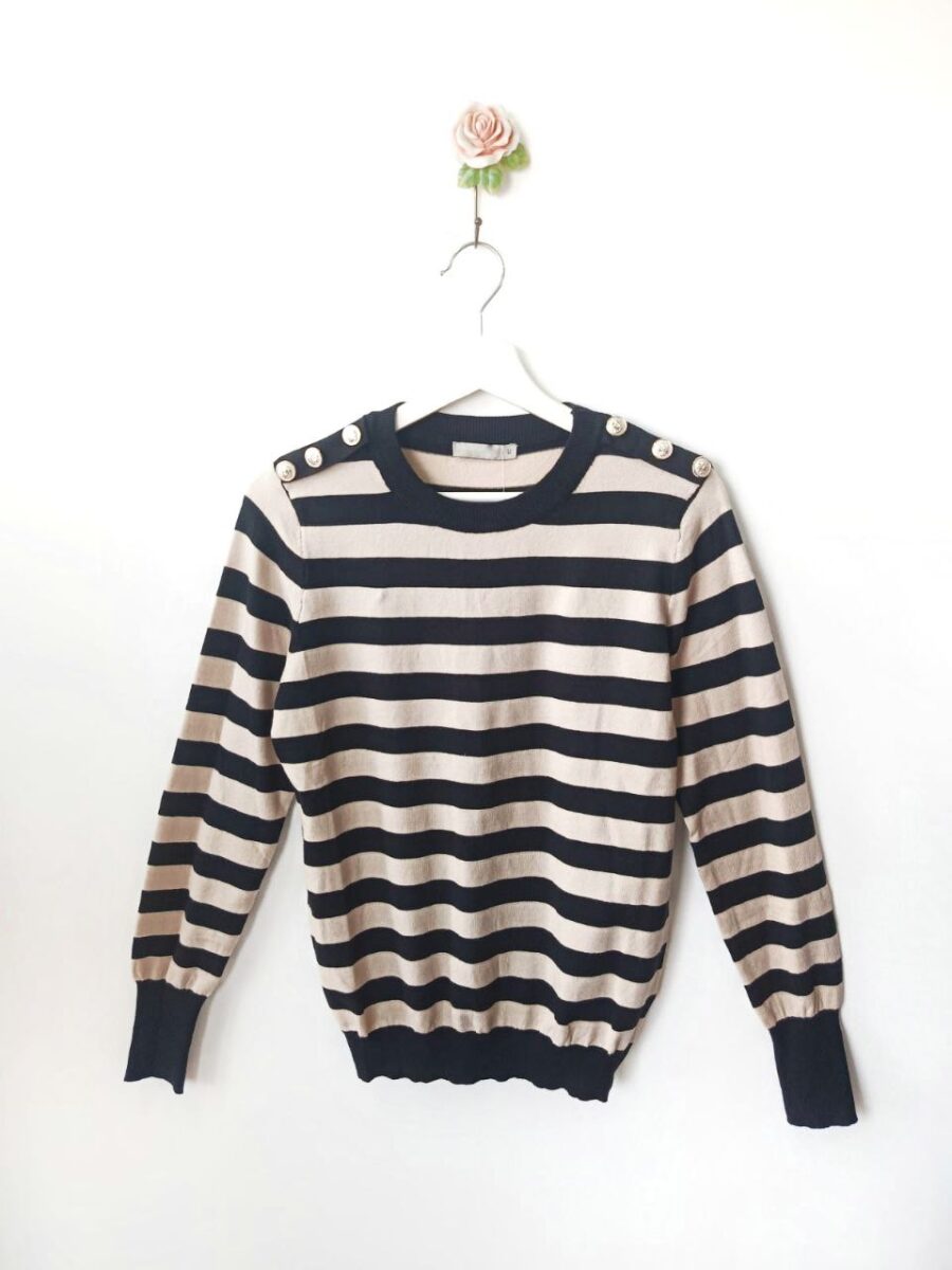 Jersey Botones Beige