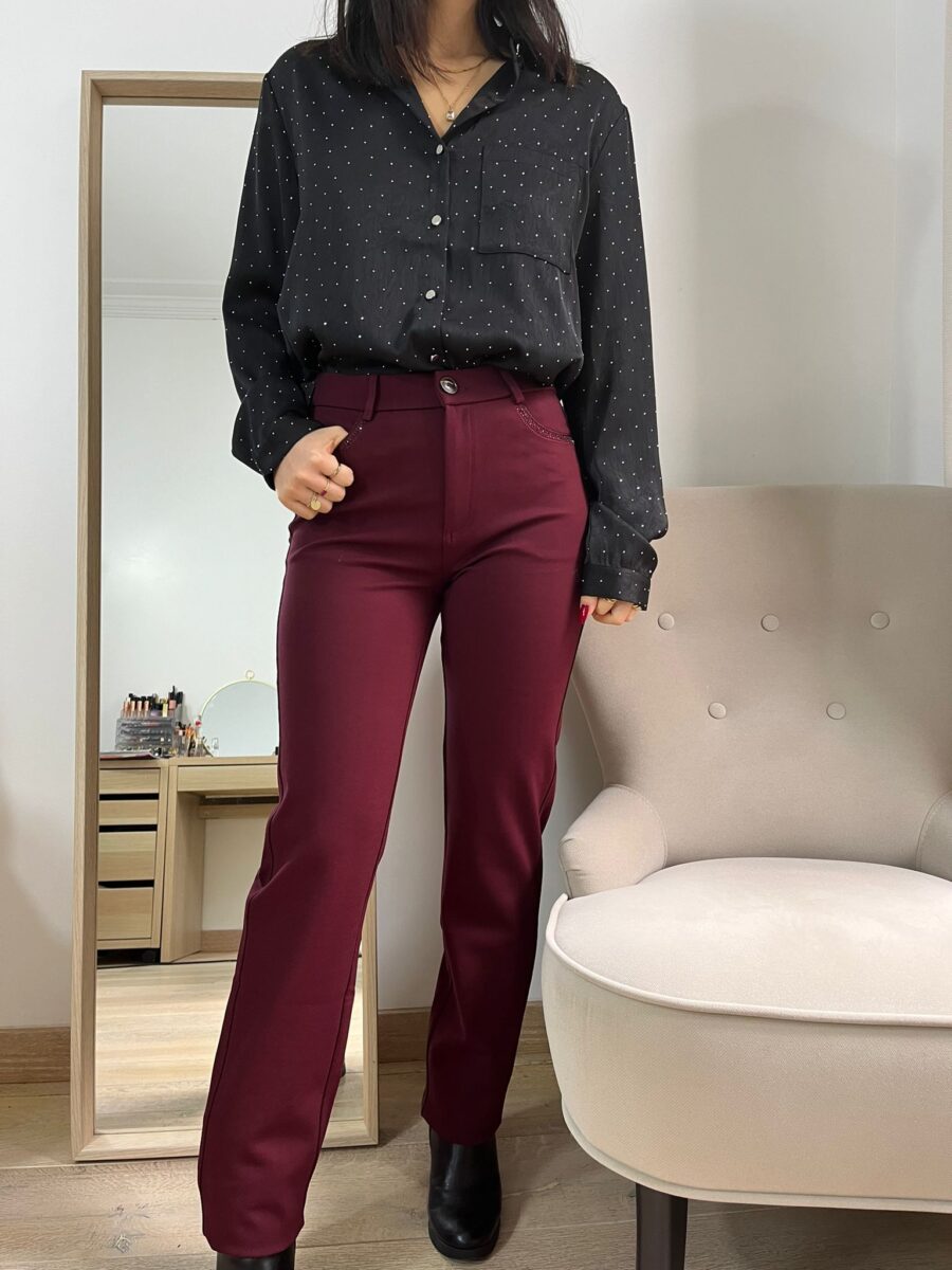 Pantalón Roma Granate - Imagen 4