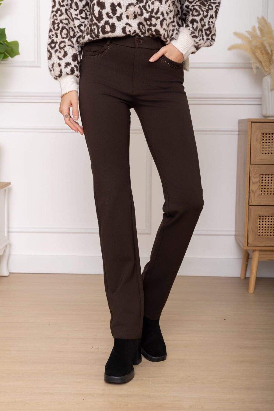 Pantalón Roma Choco