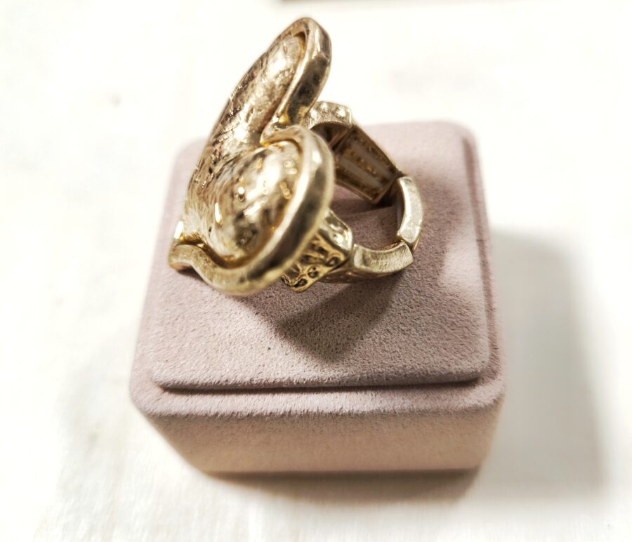 Anillo Corazón Dorado - Imagen 2