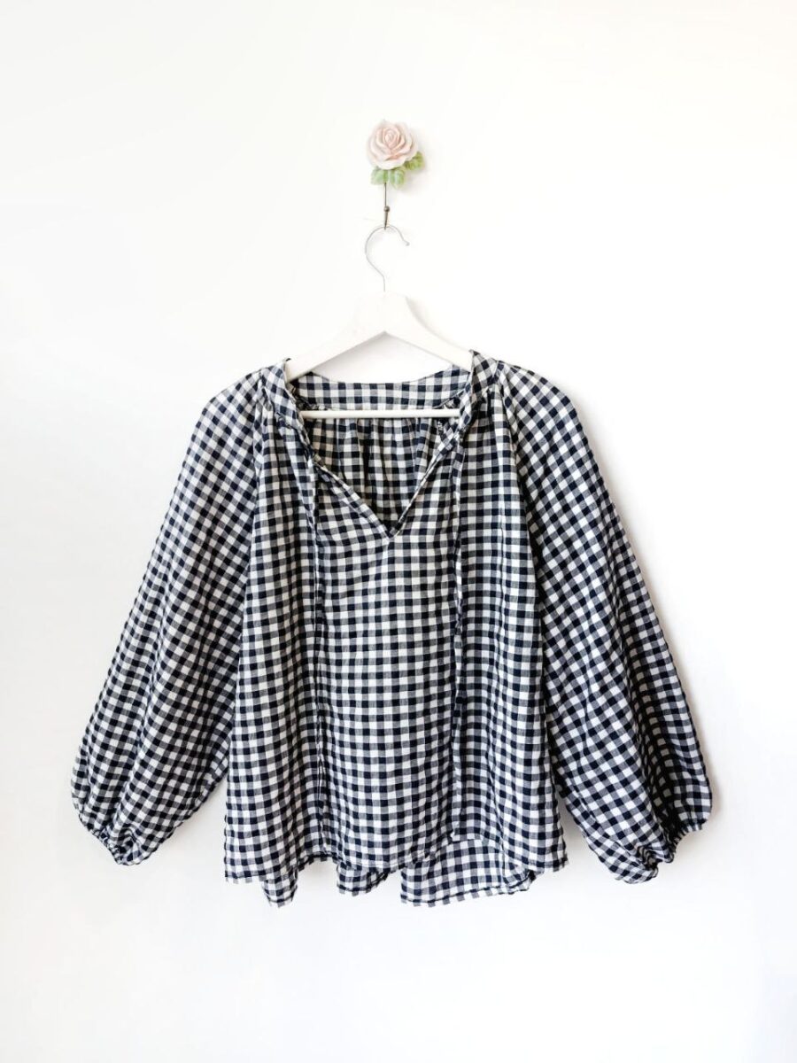 Camisa Vichy Abullonada