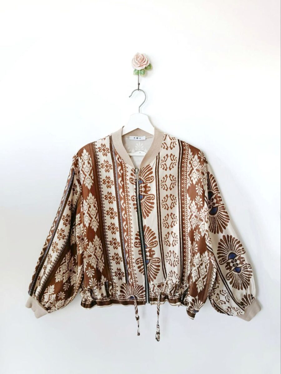 Bomber Étnica Beige