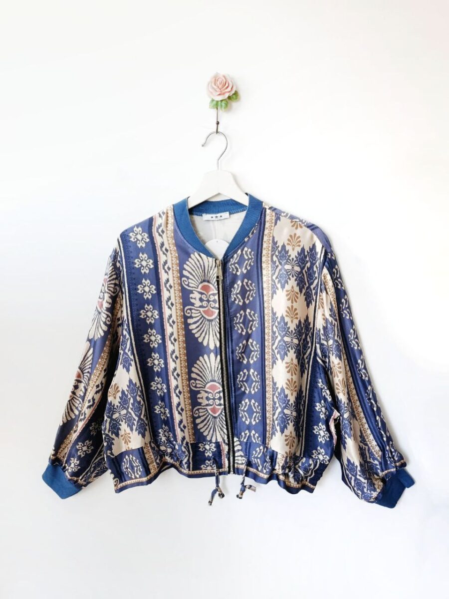 Bomber Étnica Azul