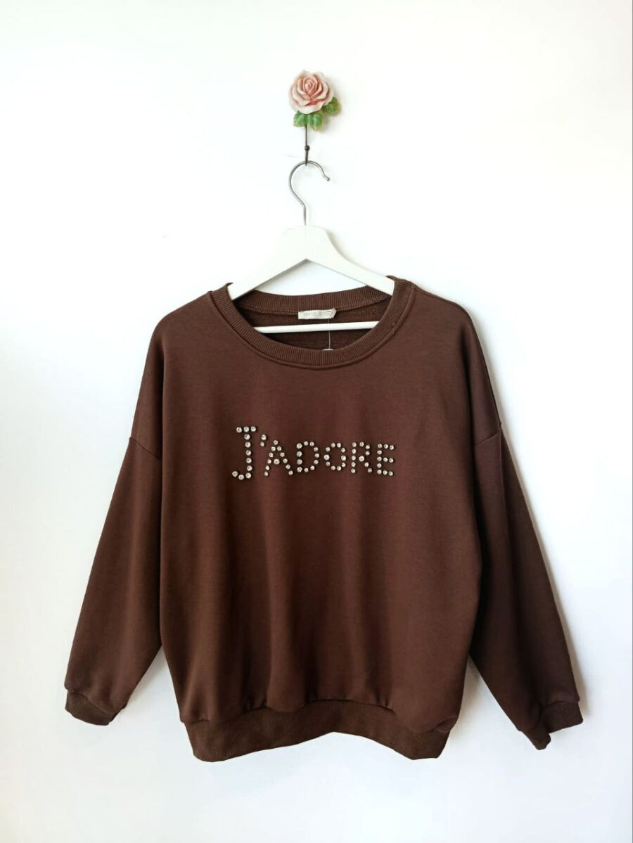 Sudadera J'adore Choco