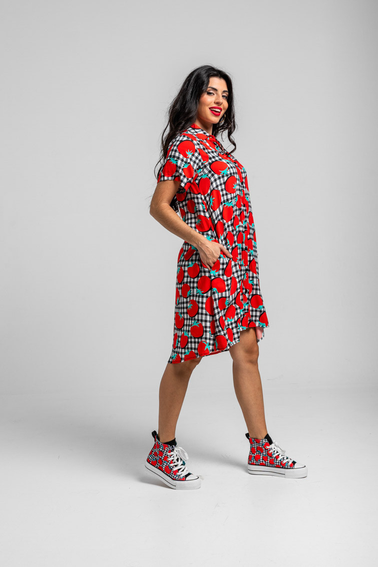 Vestido Pomodoro Corto